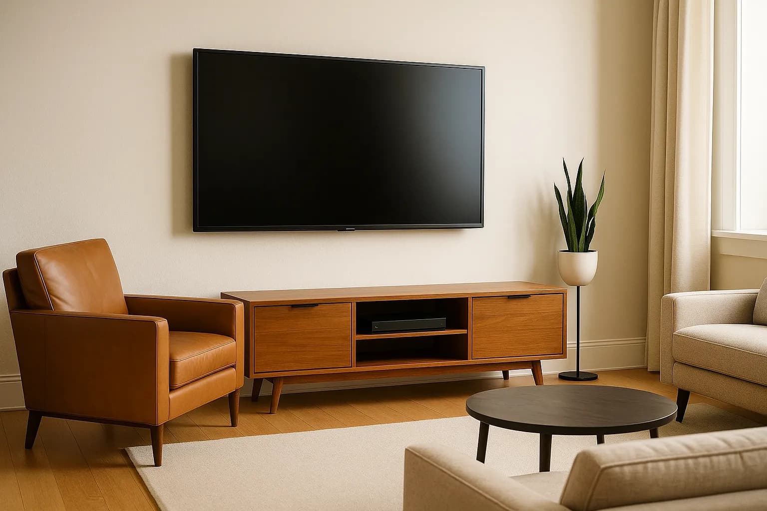 TV mounting services in Uptown